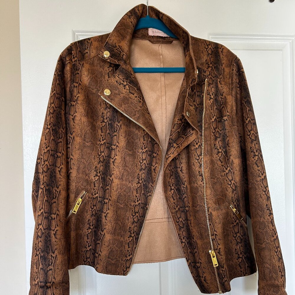 Pre-owned Alligator Polyester Women's Lightweight Jacket (M/L)